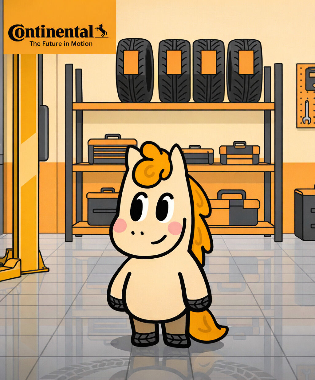 콘티넨탈, 2026년 ‘말의 해’ 맞아 브랜드 헤리티지 담은 캐릭터 ‘코니’ 공개