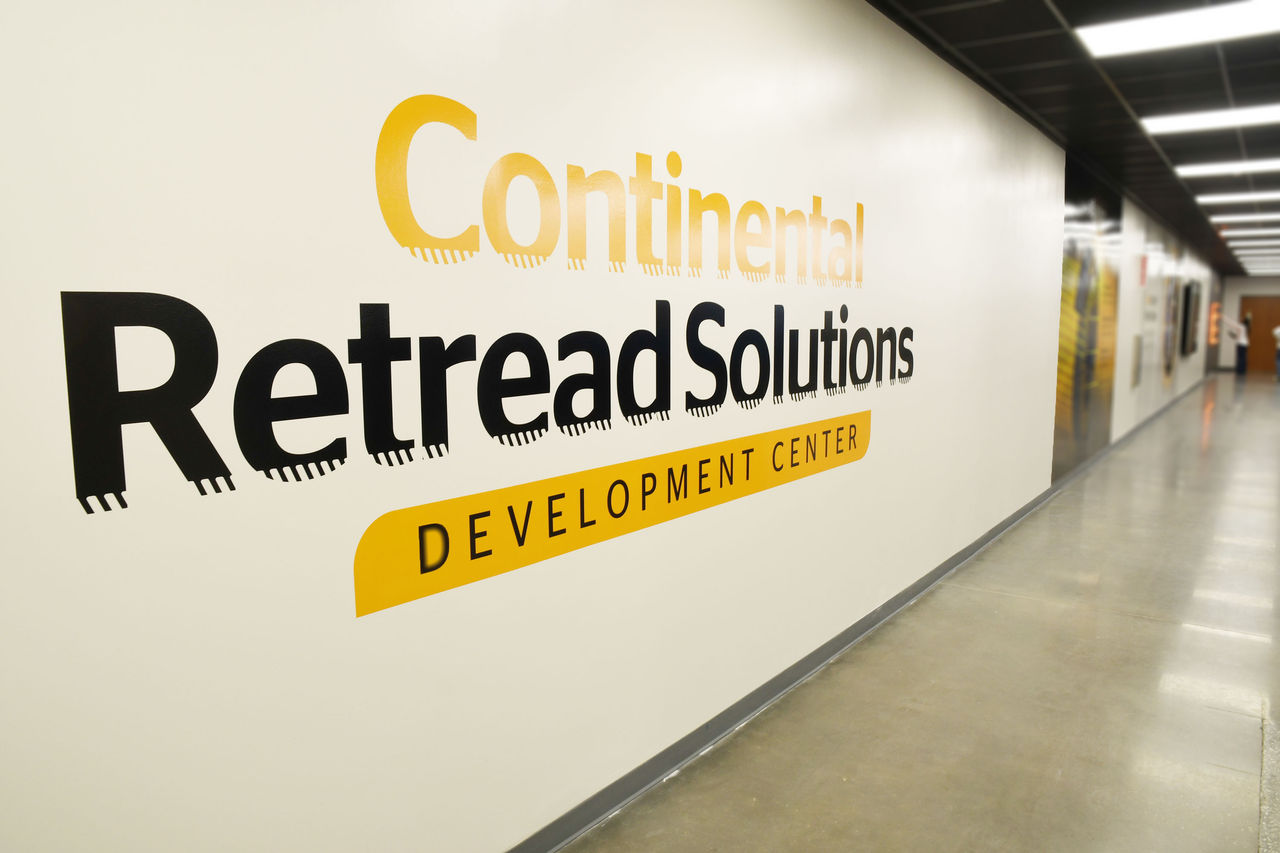 The new Continental Retread Solutions Development Center whose focus is on retread innovation, improvements, and supplying virtual and augmented training for our Continental Retread Solutions Partners.