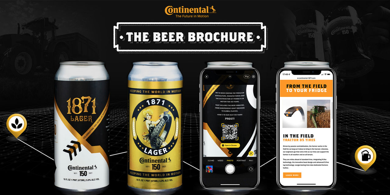 Continental 150th Anniversary Beer Brochure 2022 Finalist