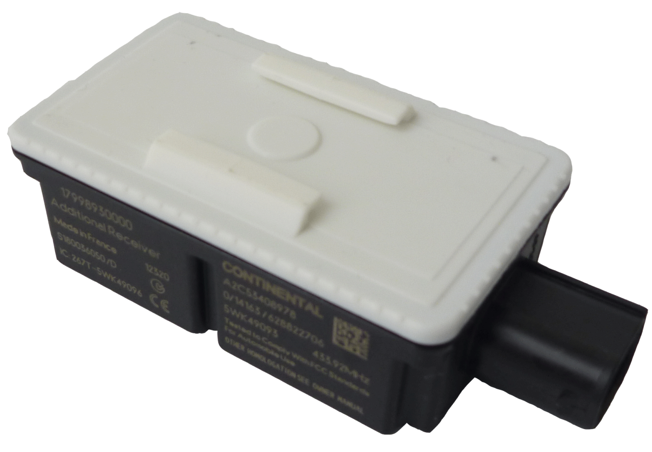 The additional receiver can be used to receive sensor signals in challenging radio frequency conditions.