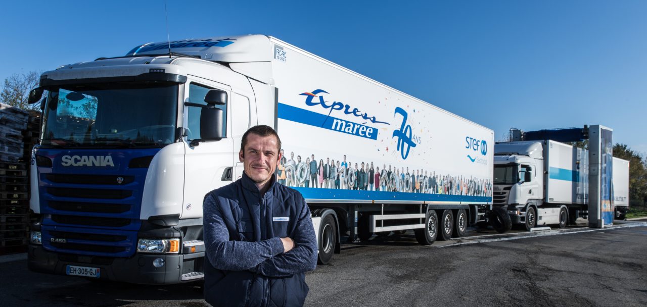 Technical Manager Philippe Barbier from the company Express Marée, France.