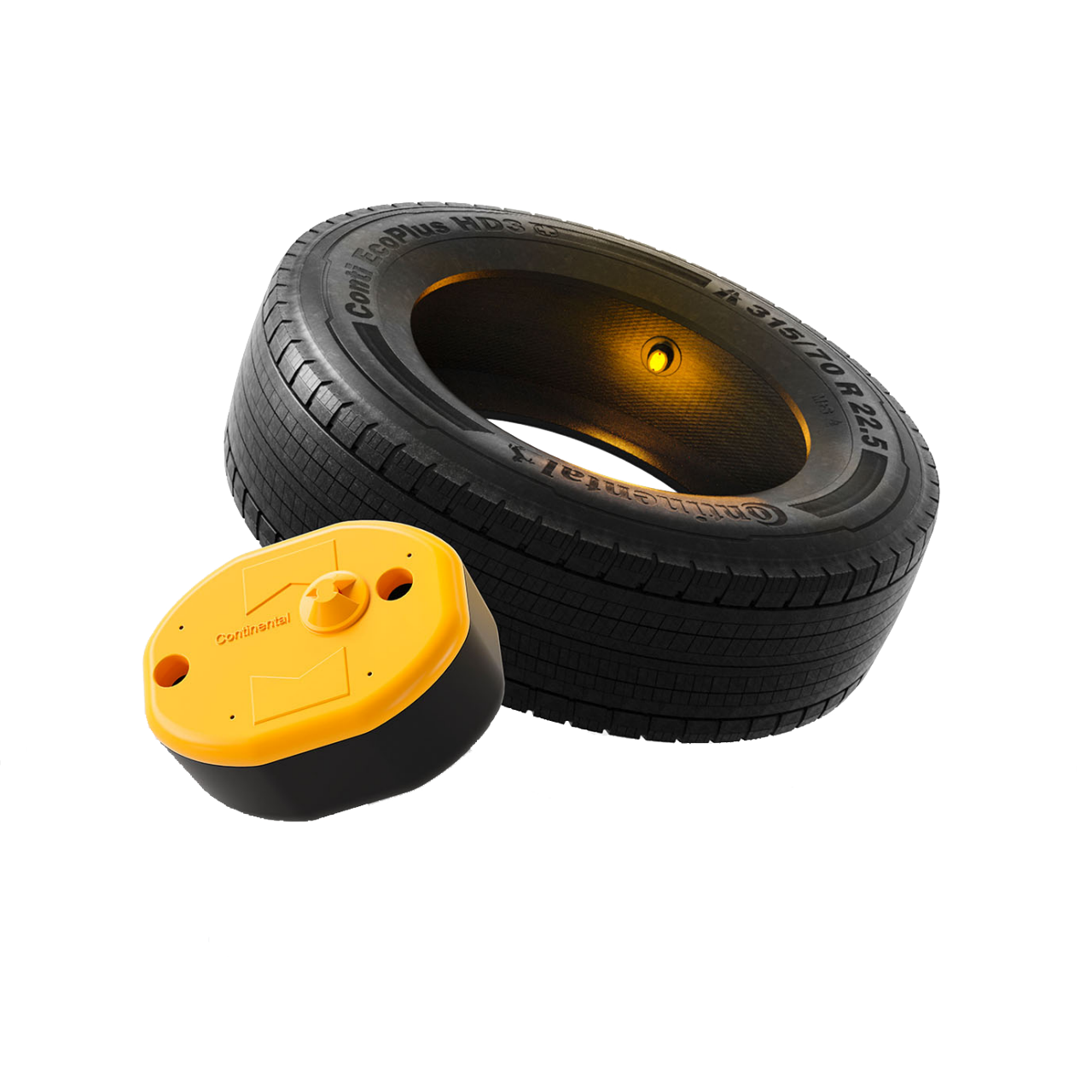 Tire with sensor