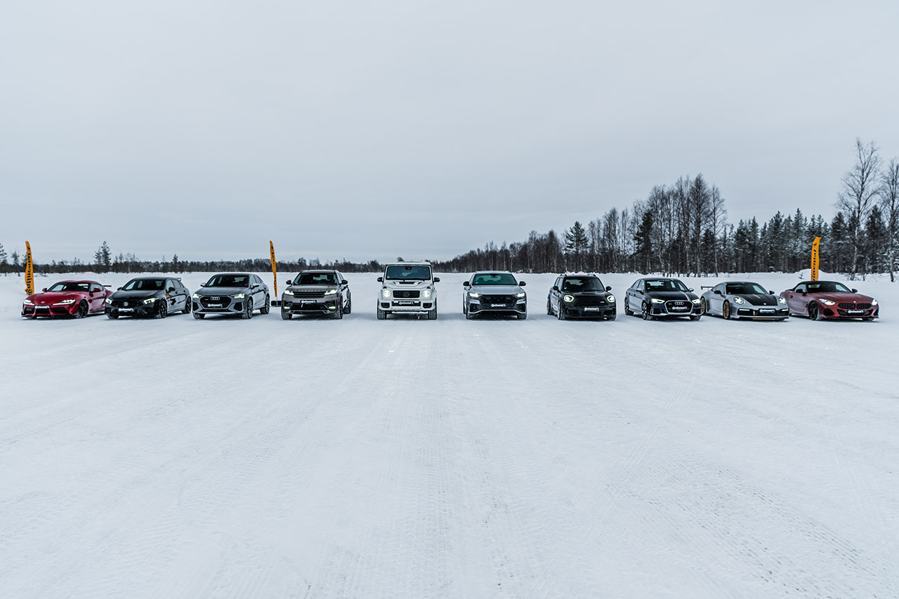 Všechny vytuněné vozy jsou vybaveny zimními pneumatikami Continental (tj. WinterContact™ TS 850 P, WinterContact™ TS 830 P, WinterContact™ TS 860 S).