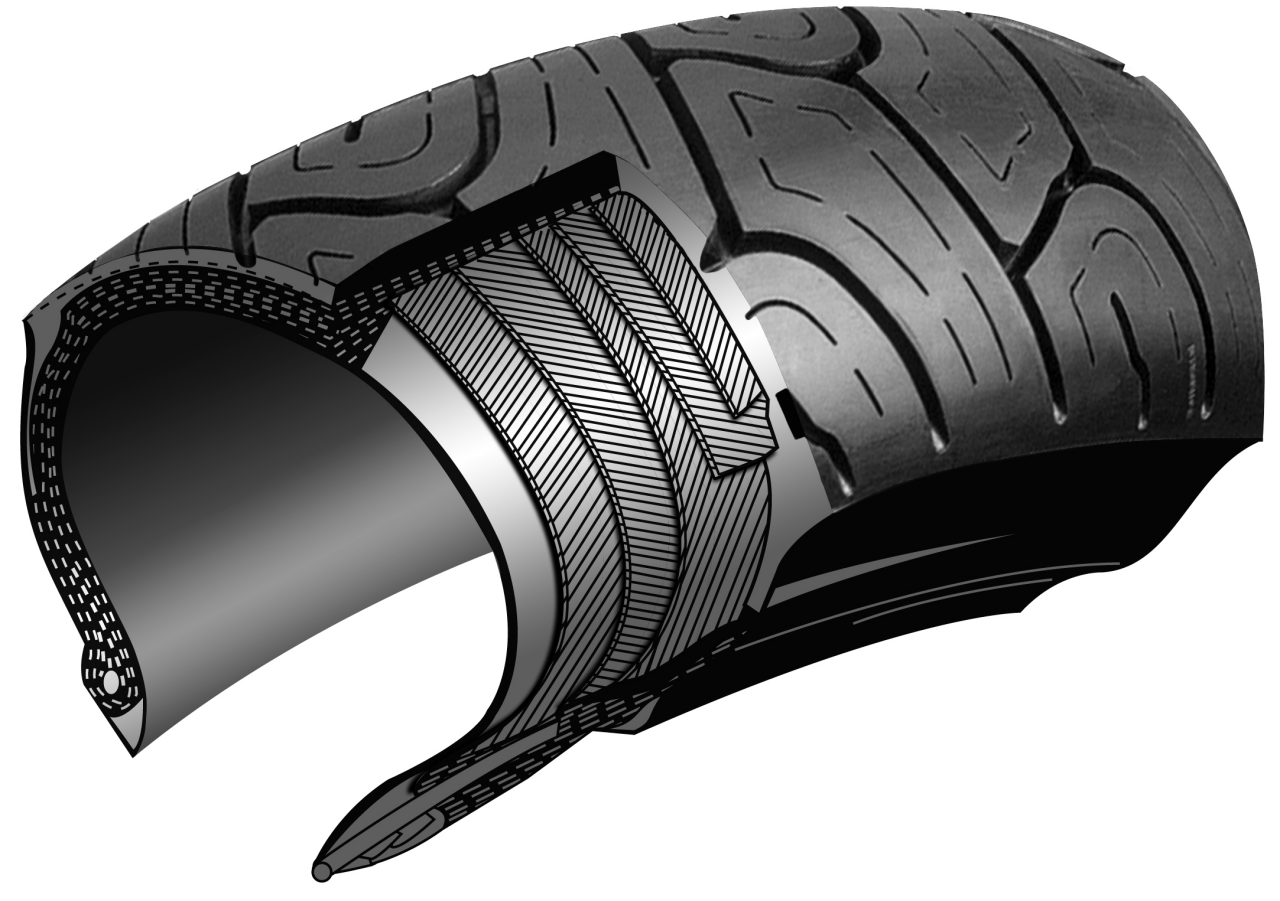 Tire Construction - Breaker tire
