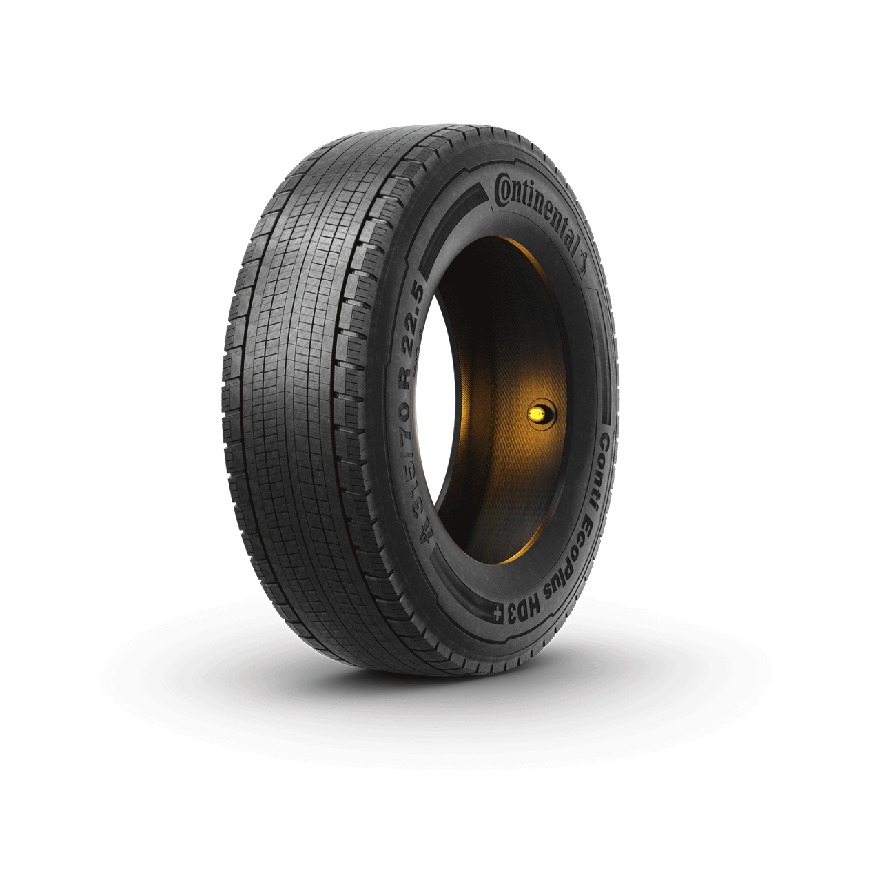 Tire with mounted Sensor