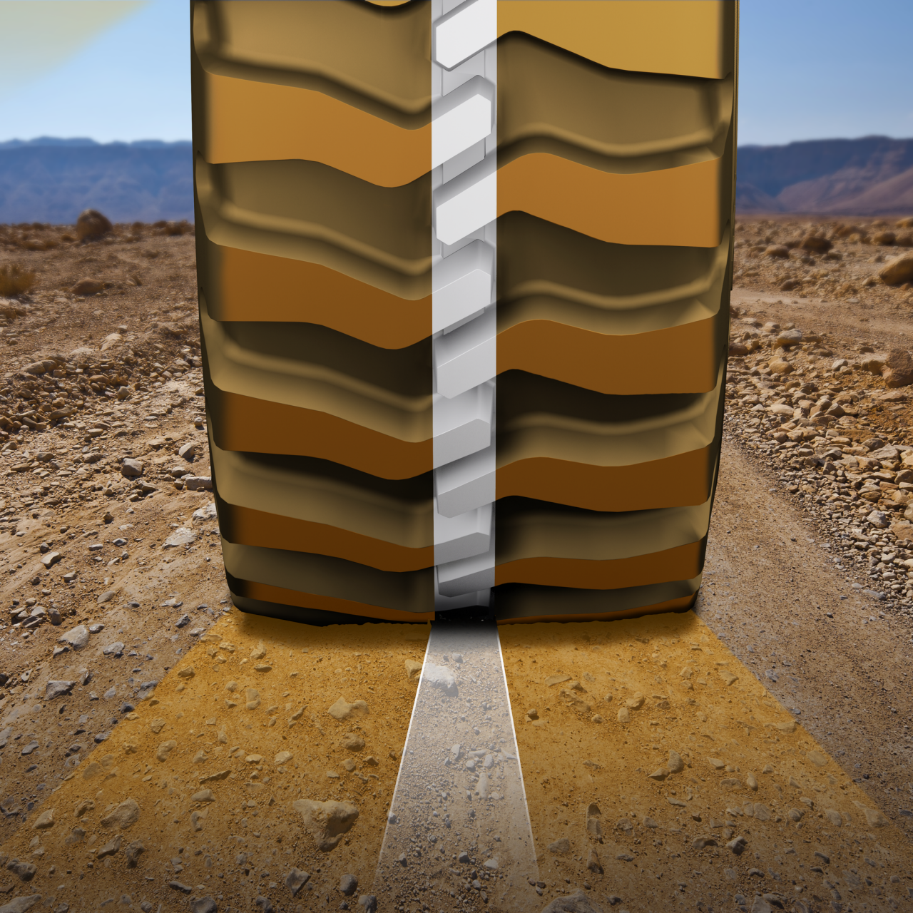 dvouúrovňový dezén