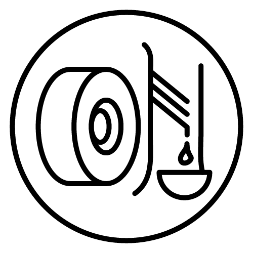 Naturkautschuk Icon Reifen
