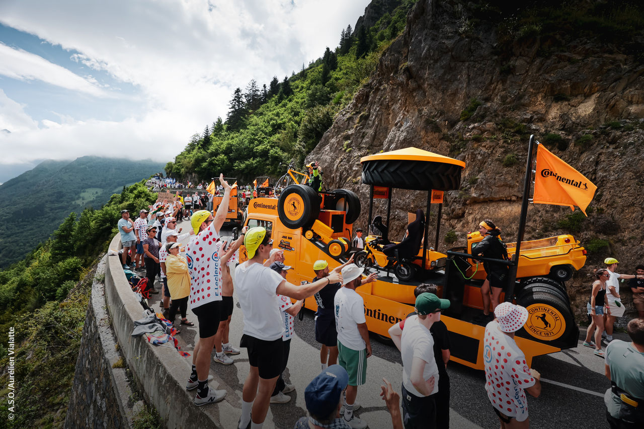 Continental Caravan at Tour de France