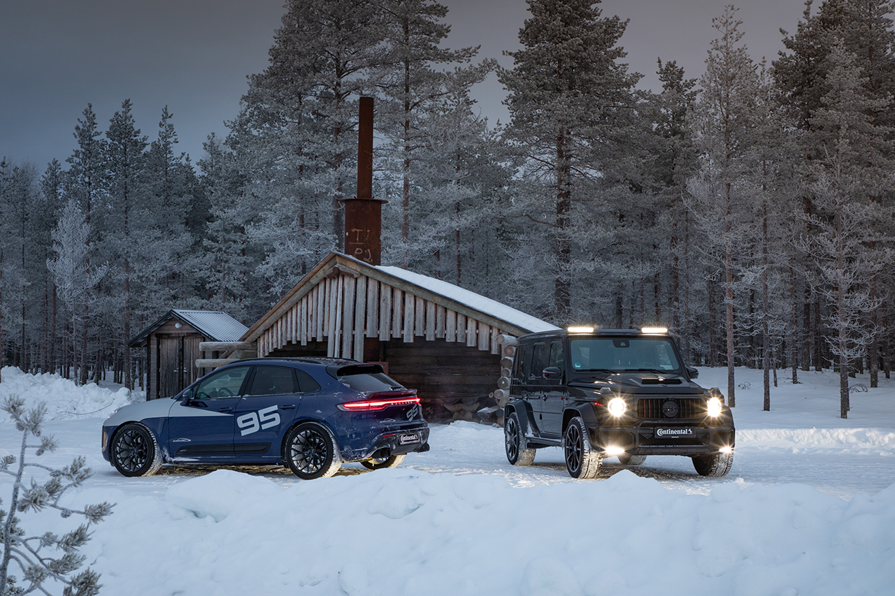 Cars during the Winter HP event 2022