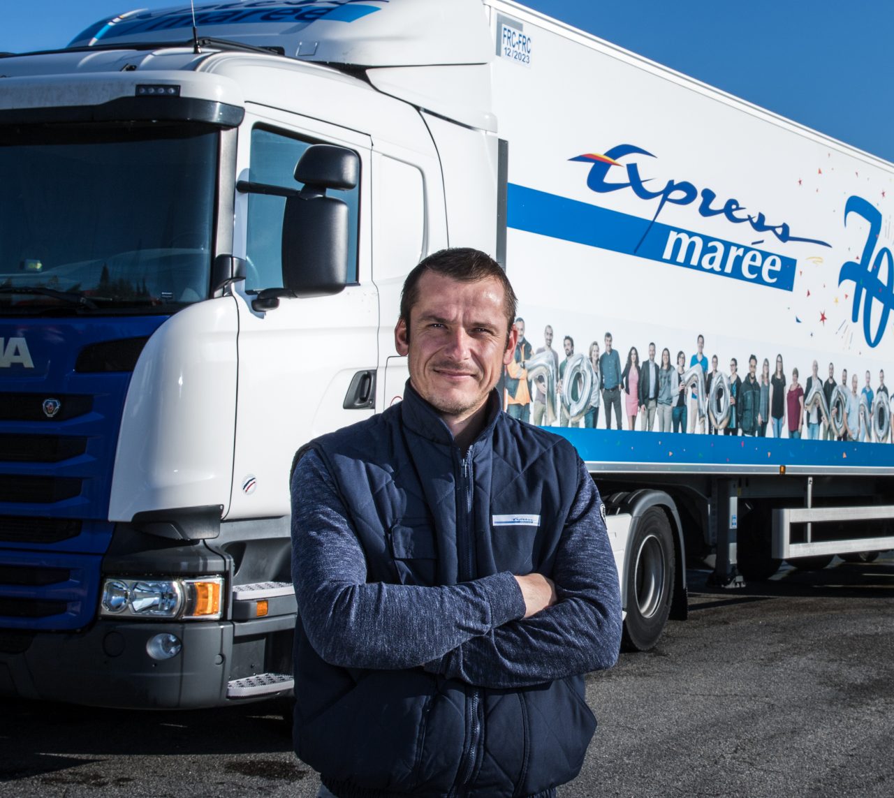 Phillippe Barbier műszaki vezető az Express Marée -nál (Franciaország)