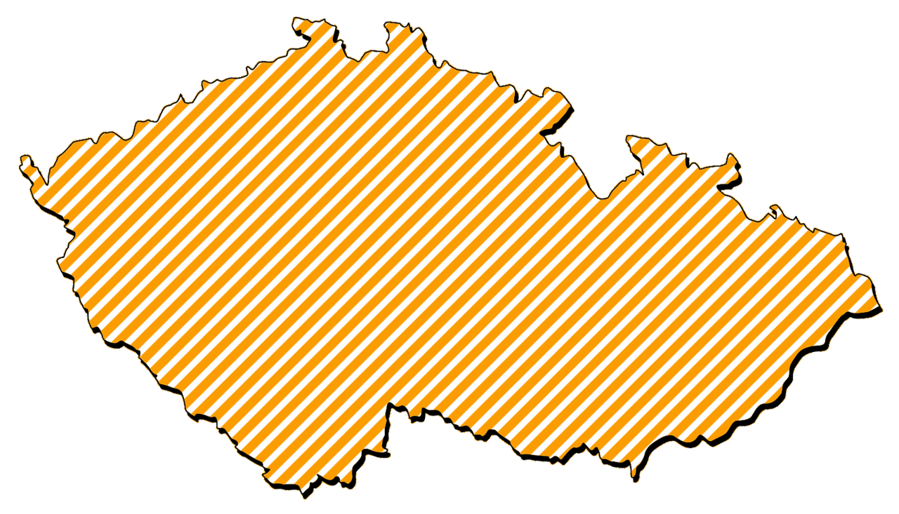 Map of Czech Republic