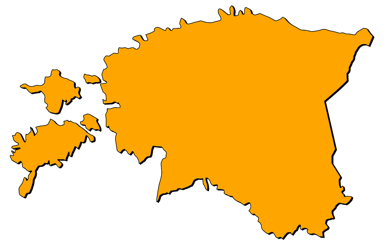 Map of Estonia
