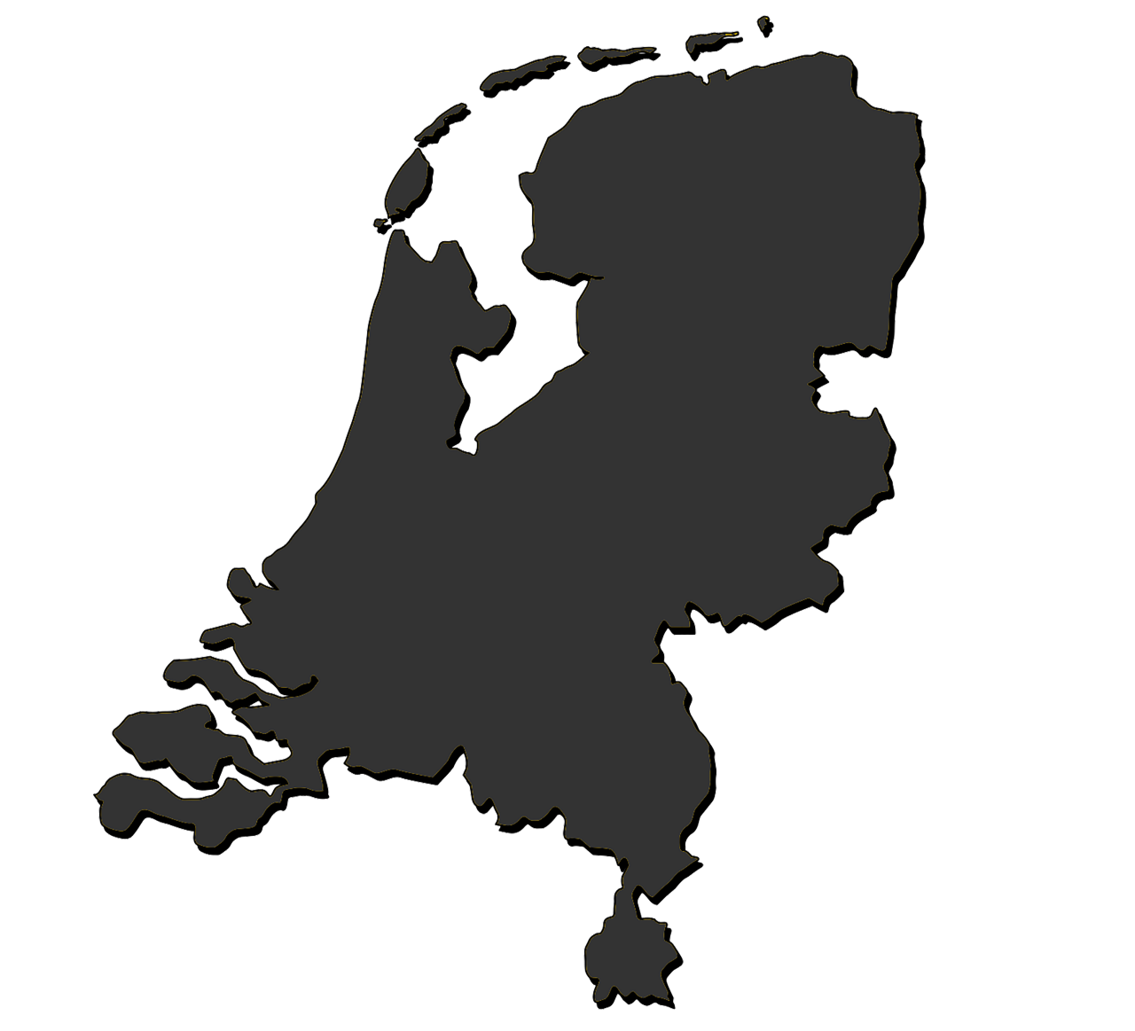 Map of Netherlands