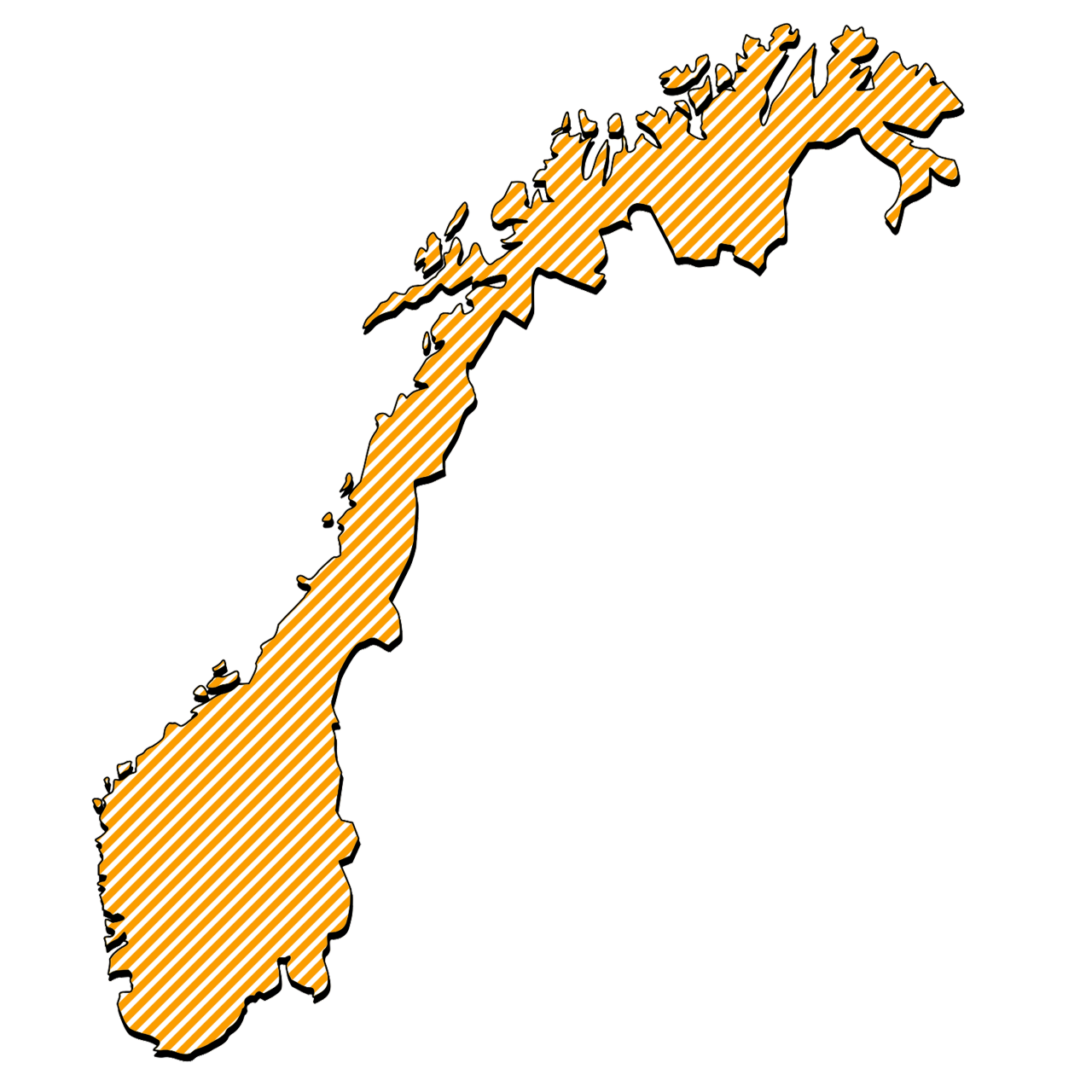 Map of Norway