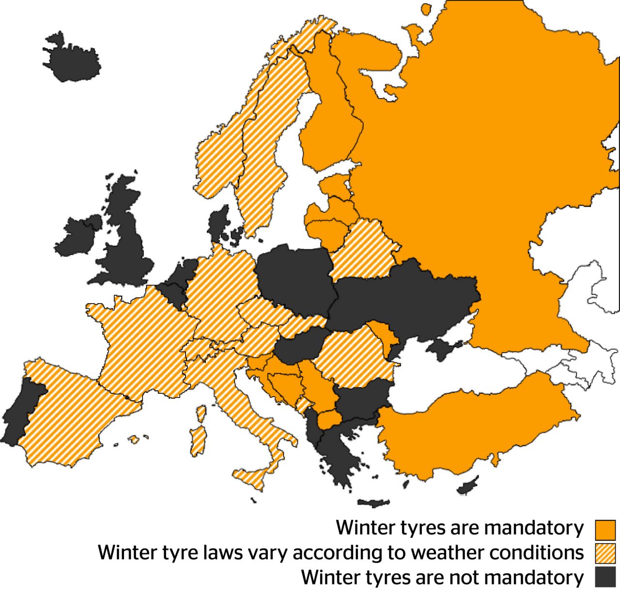 Map Europe Data UK