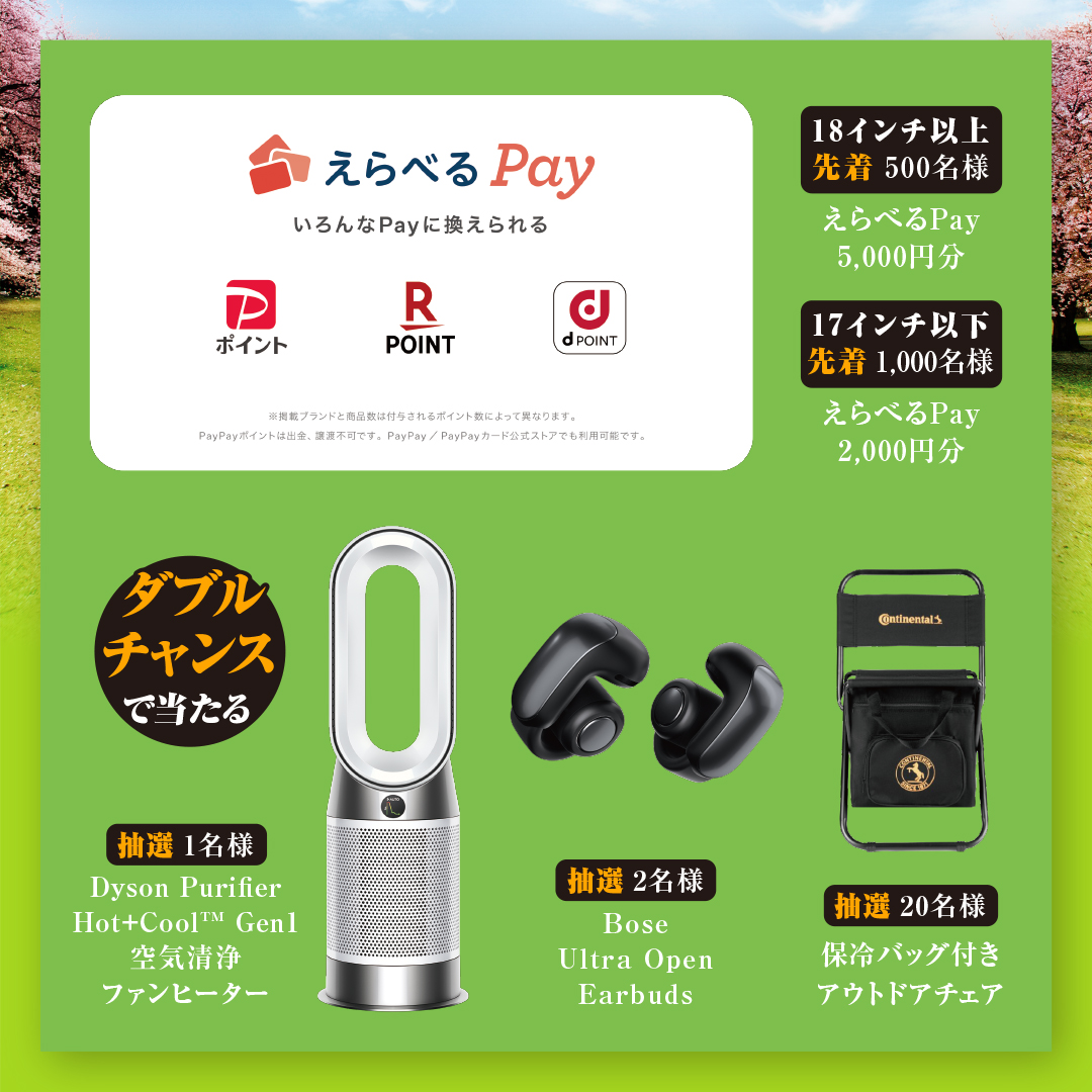 コンチネンタルタイヤ春の履き替えキャンペーン2025