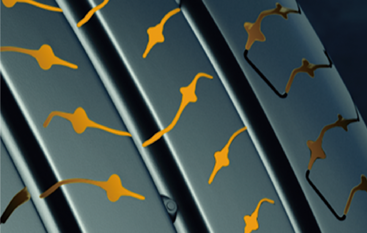 ComfortContact CC7の「Z：ゼロ・ショック・パターン」を説明するイメージ図。