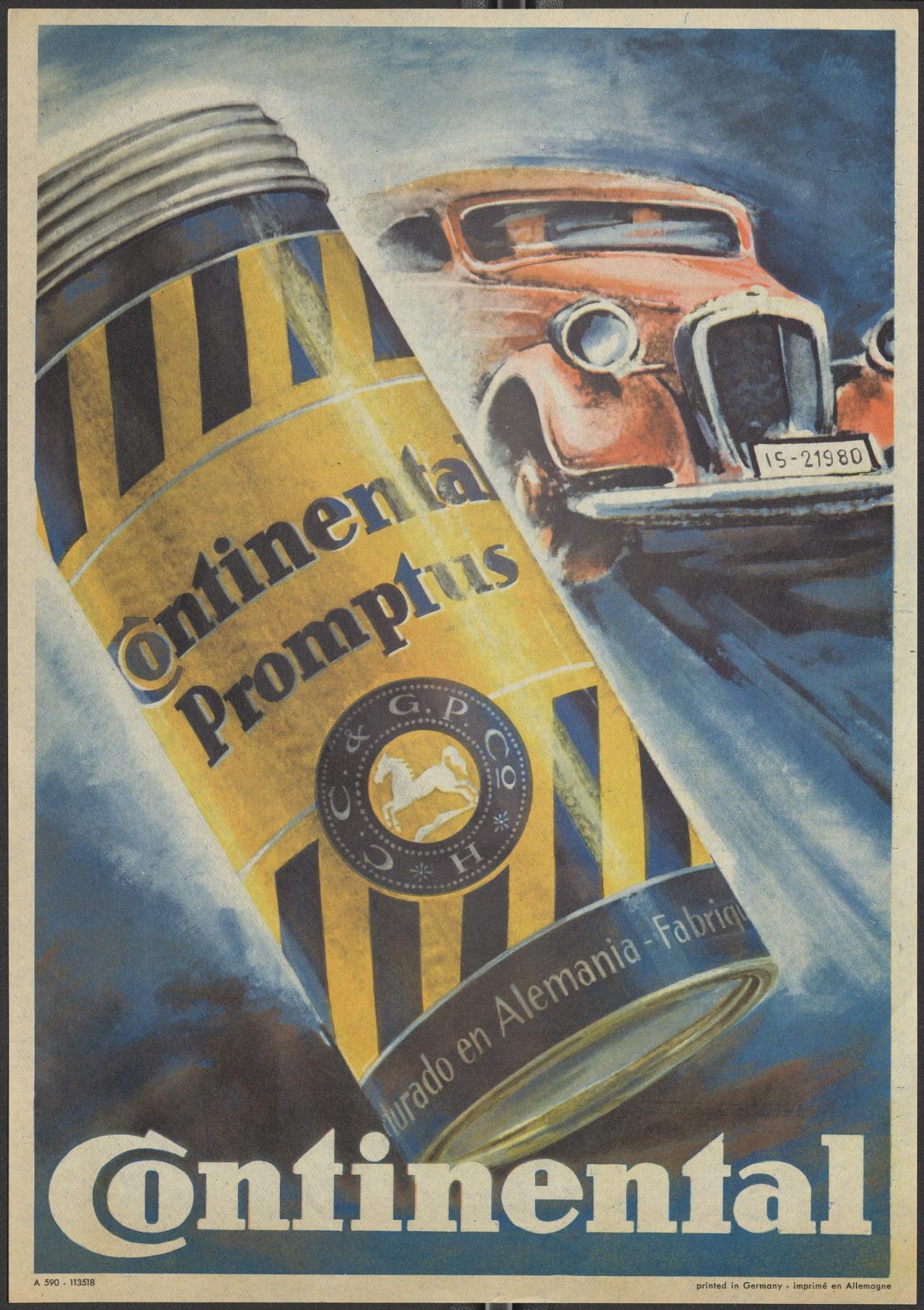 과거 콘티넨탈 광고