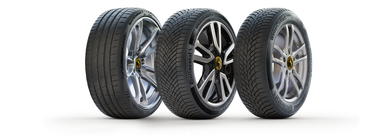 Summer, all-season and winter tires each feature different tread patterns adapted to their various applications.