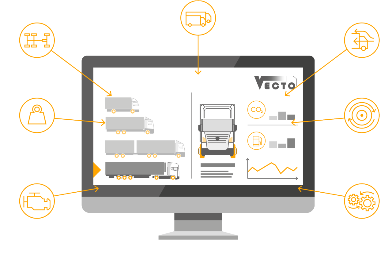 VECTO tool and parameters These different parameters effect the fuel consumption of trucks.