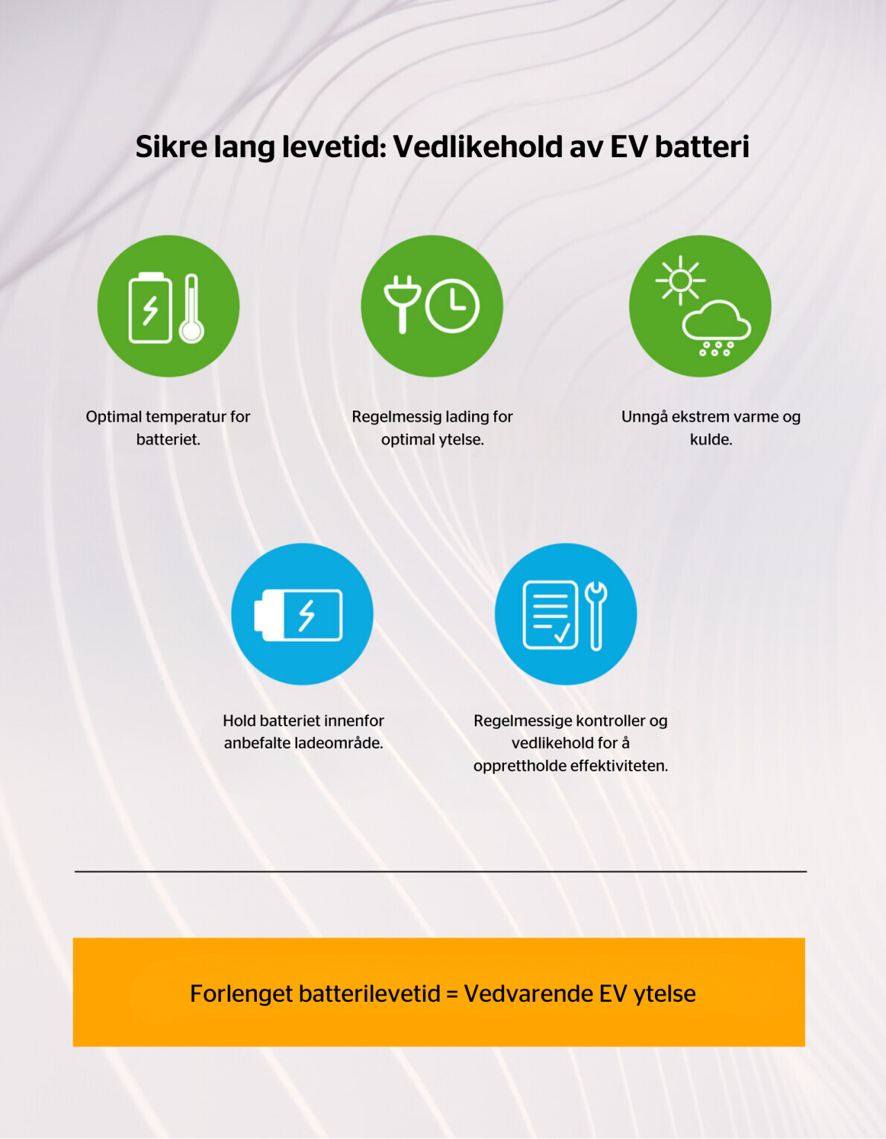 Säkerställa långvarighet: Skötsel av EV-batterierna (210 x 270 mm) - 3 EV Battery tips