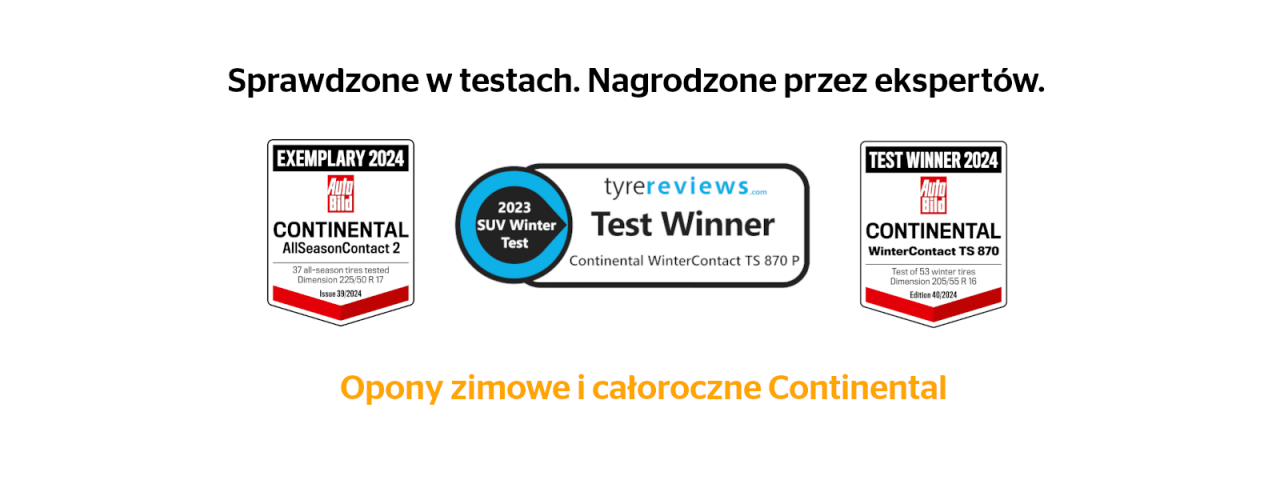 Badge z nagrodami dla opon