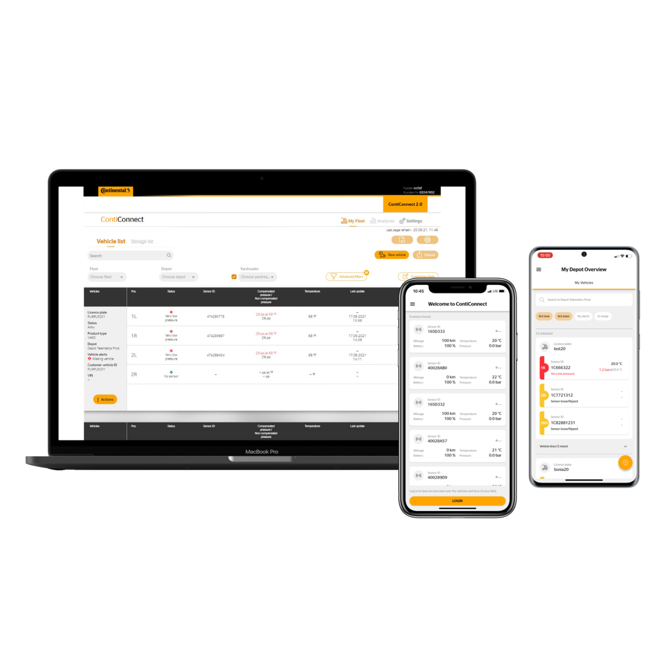 Digital Tire Monitoring - ContiConnect