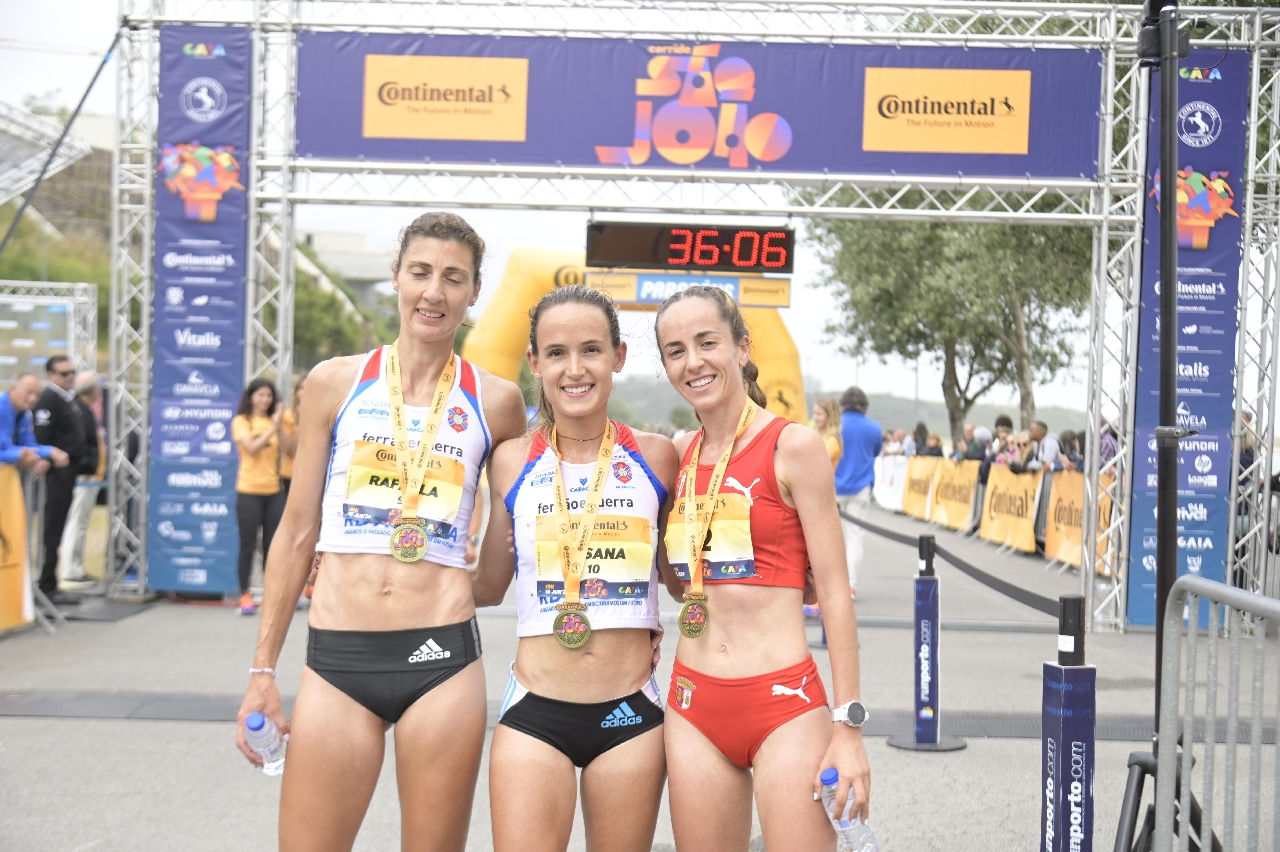 Vencedoras da Continental Corrida de São João - Setor Feminino