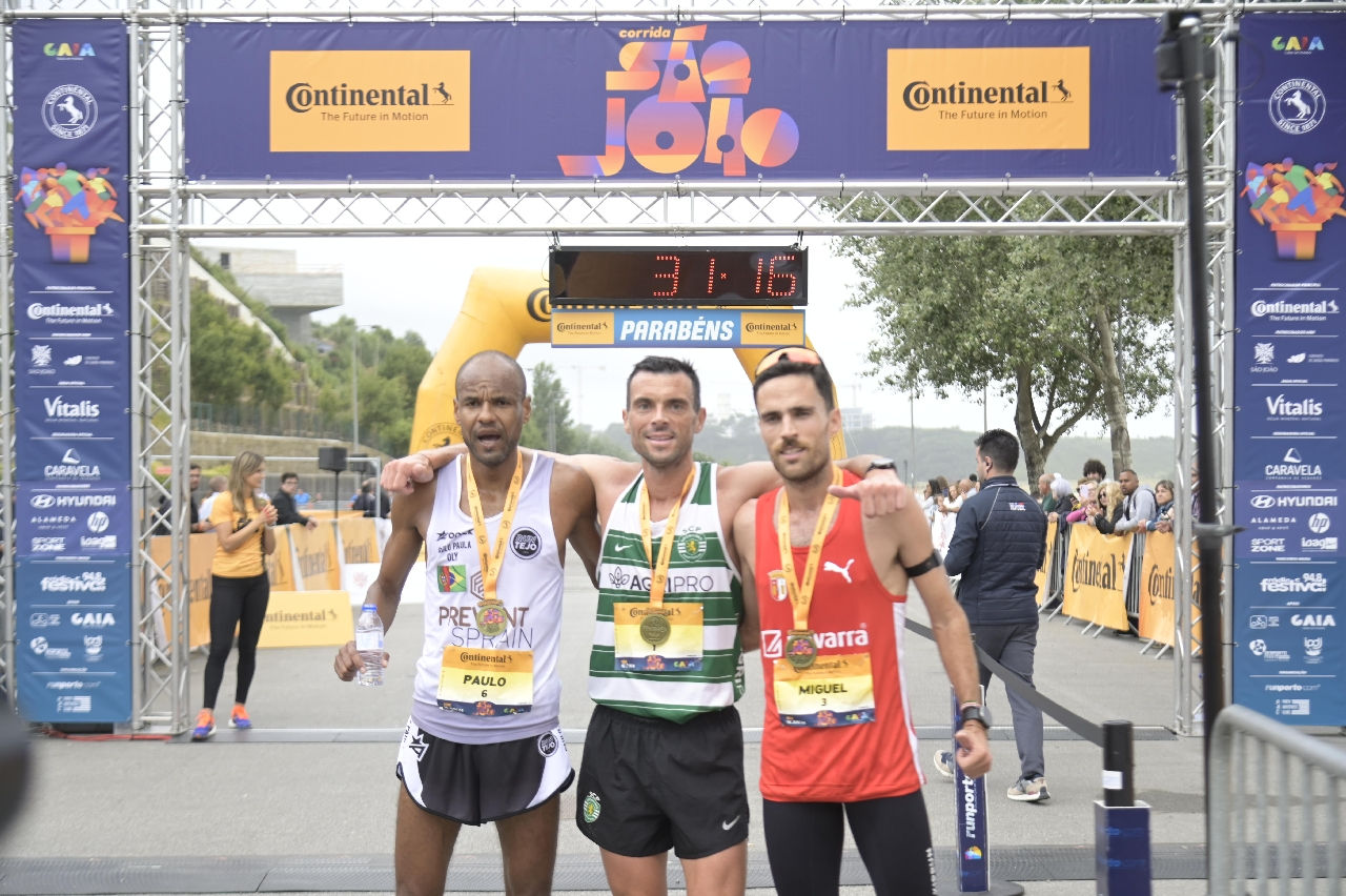 Vencedores da Continental Corrida de São João - Setor Masculino