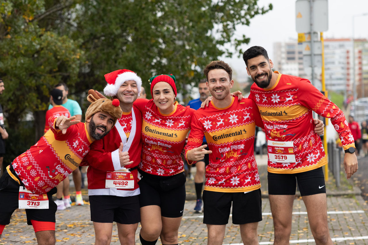 Atletas na Continental Corrida de São João