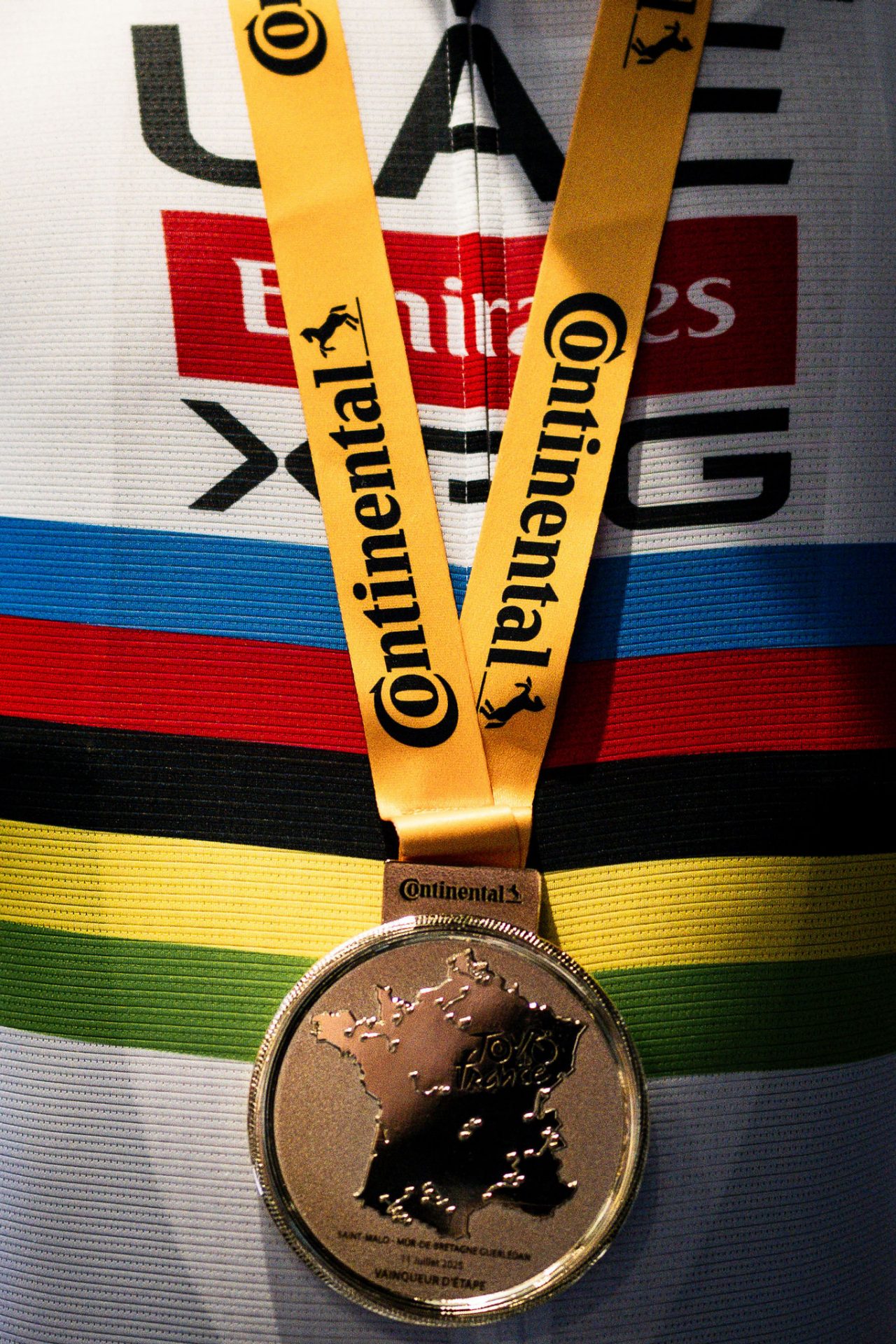 Pódio e Medalhas Continental no Tour de France