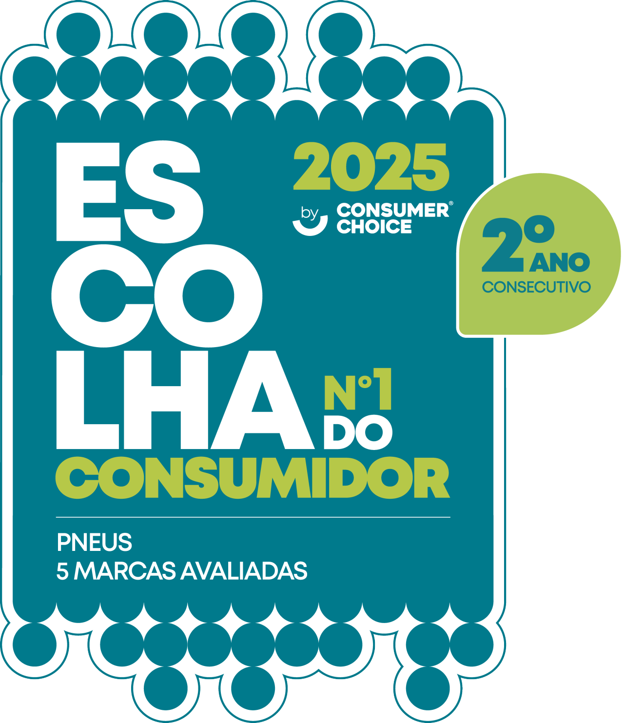 Continental eleita Escolha do Consumidor 2025 na categoria pneus