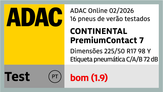 Teste ADAC CONTINENTAL PremiumContact 7_02_2026