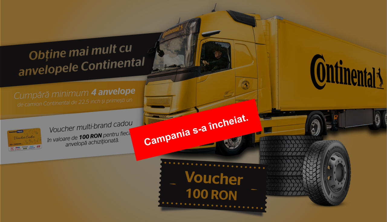 Campania Continental pentru camioane - vară 2026