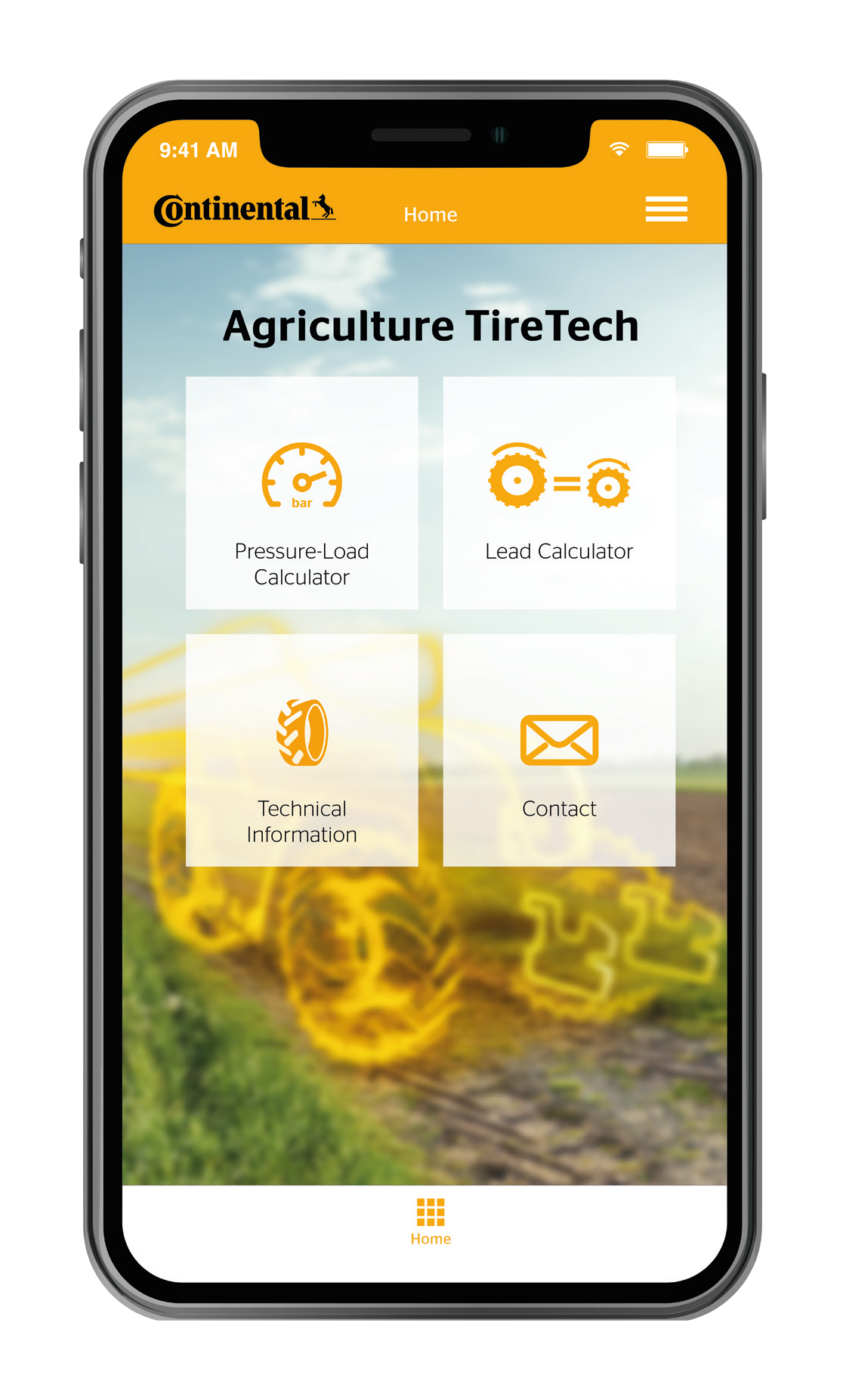 Continental Agriculture TireTech App