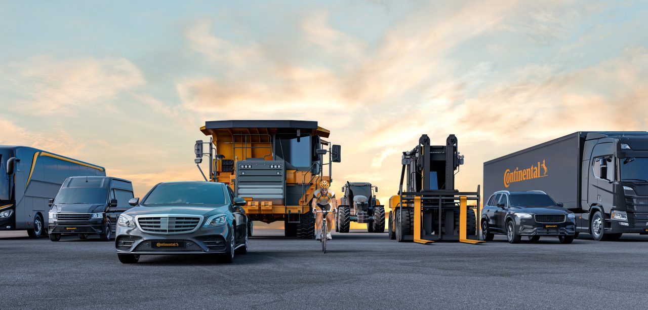 Continental offers tires for a wide range of vehicle types.