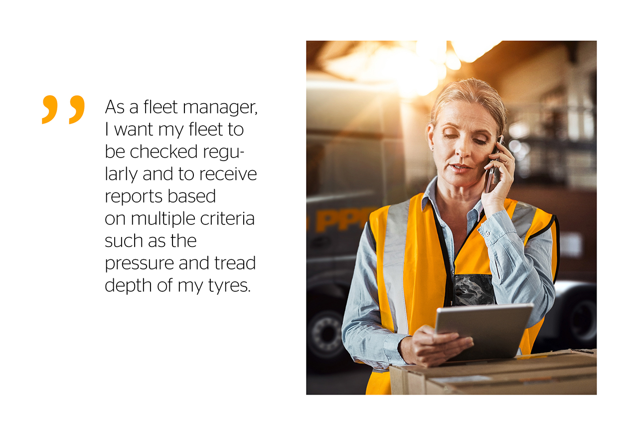 Fleet manager Chef som pratar i telefon