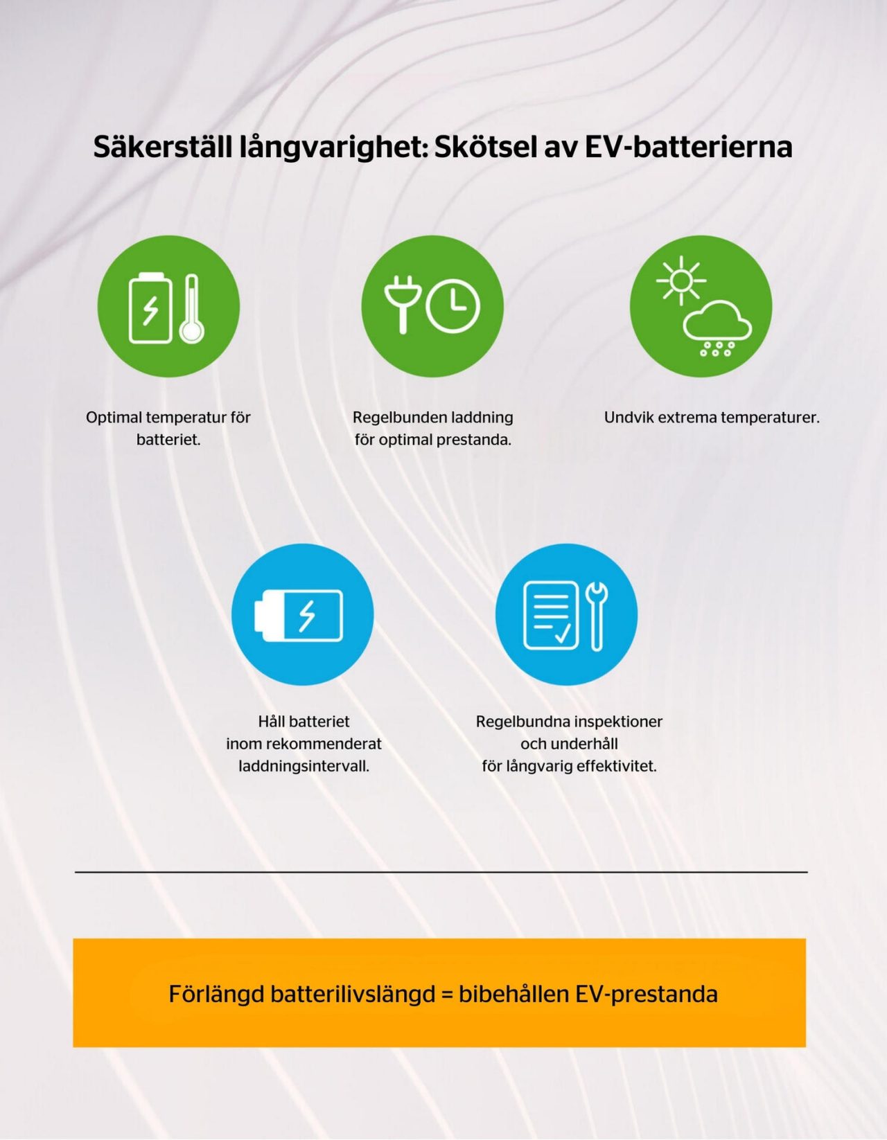 Säkerställa långvarighet: Skötsel av EV-batterierna (210 x 270 mm) - 1 EV Battery tips