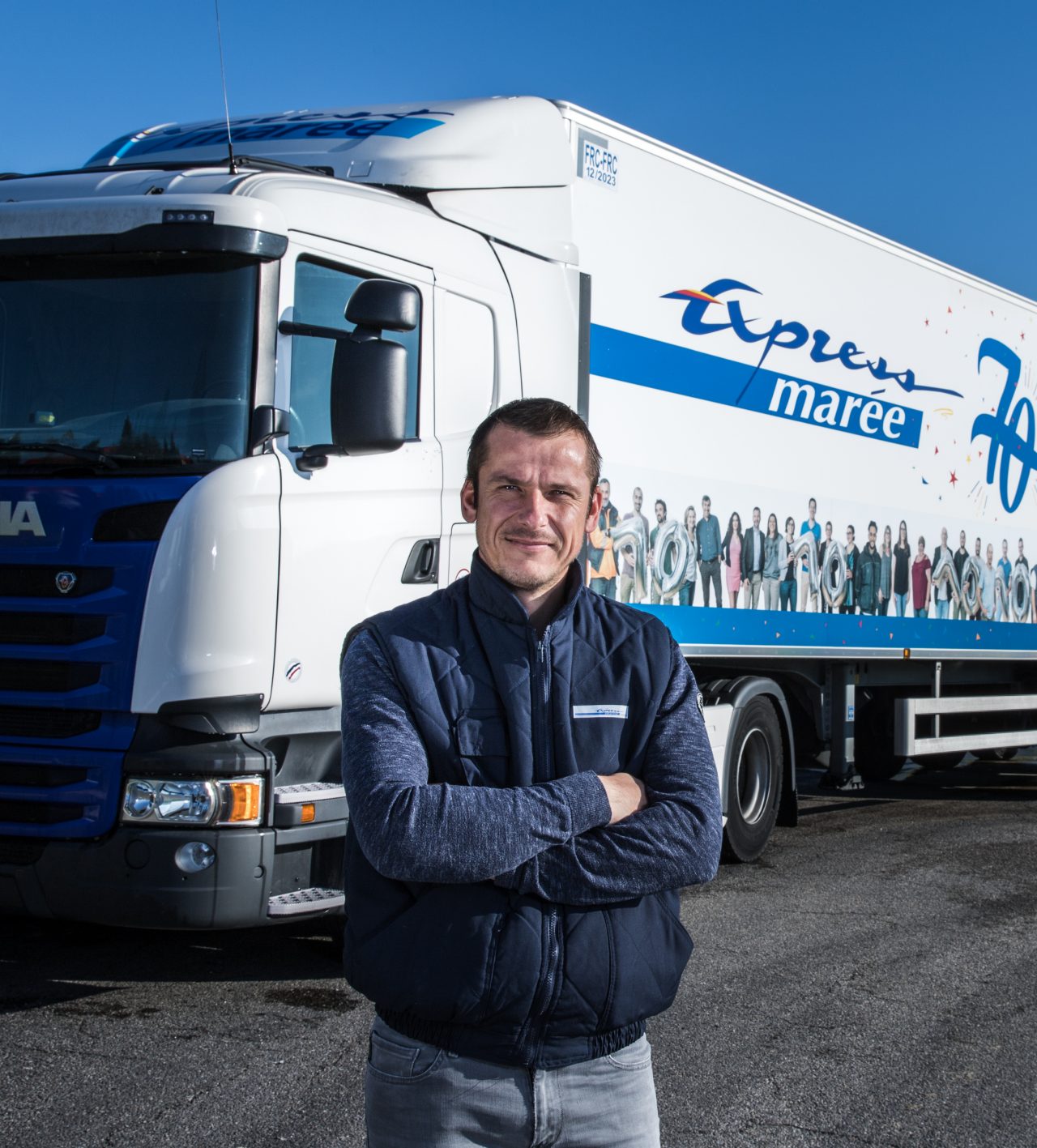 Technical Manager Philippe Barbier from the company Express Marée, France.