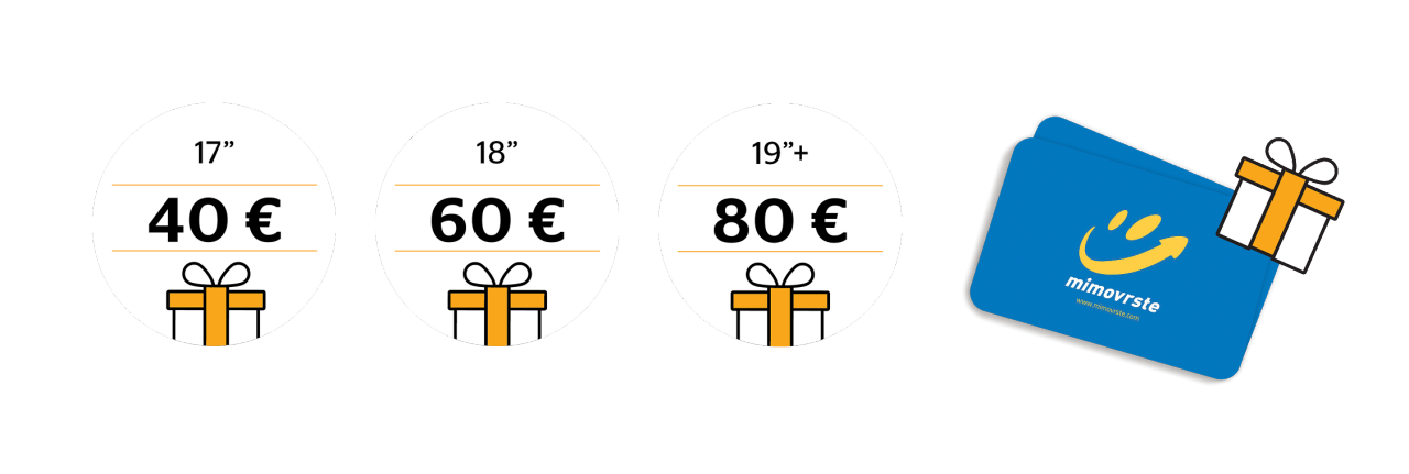 Continental promocija pnevmatik - kupite komplet pnevmatik in prejmite darilni bon