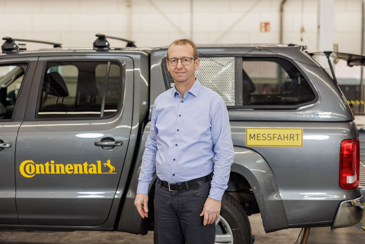Dr. Matthias Haufe, vedúci oddelenia vývoja materiálov a industrializácie v spoločnosti Continental Tyres.