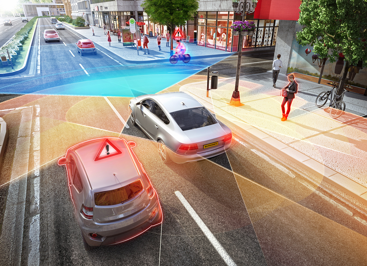 New radar sensors offer 360 degree coverage of surrounding traffic