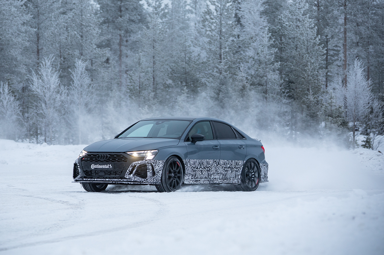 An Audi during the Winter HP event