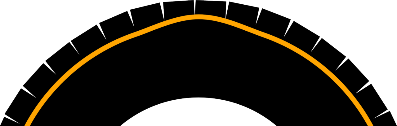 Sidewall identation is one type of tire damages.