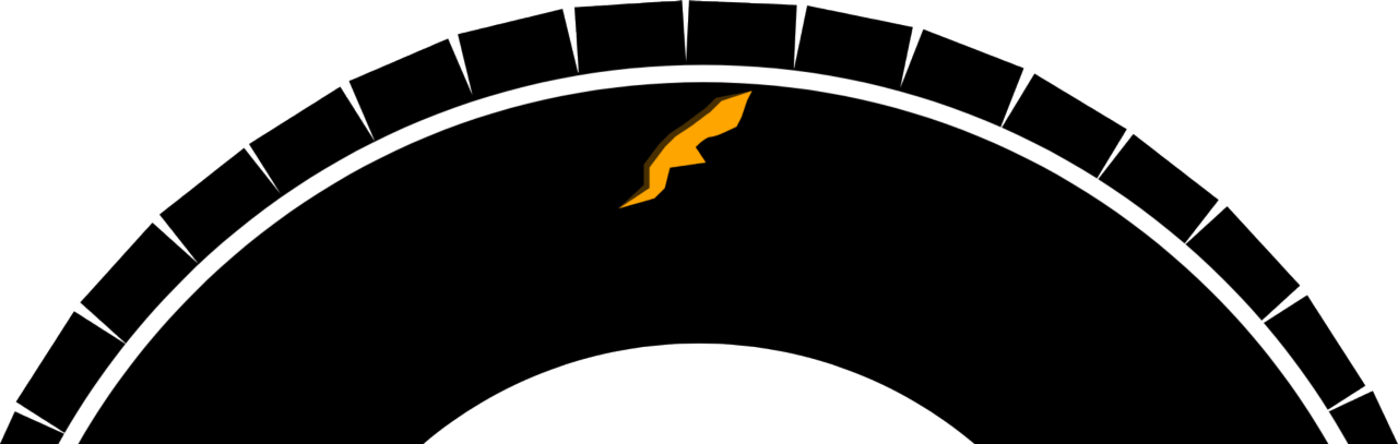 Cuts are one type of tire damages