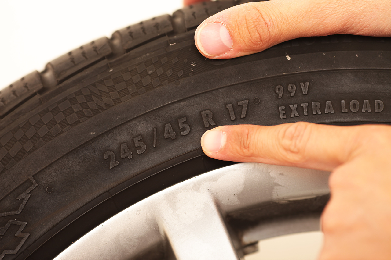 Decoding the markings on the tire sidewall Markings on the tire