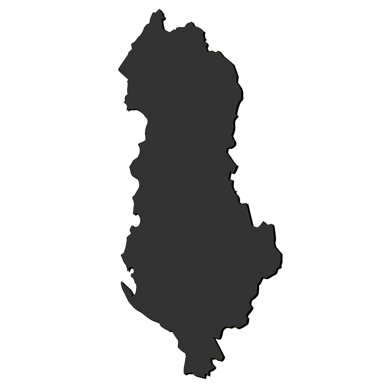 Albania Map of Albania