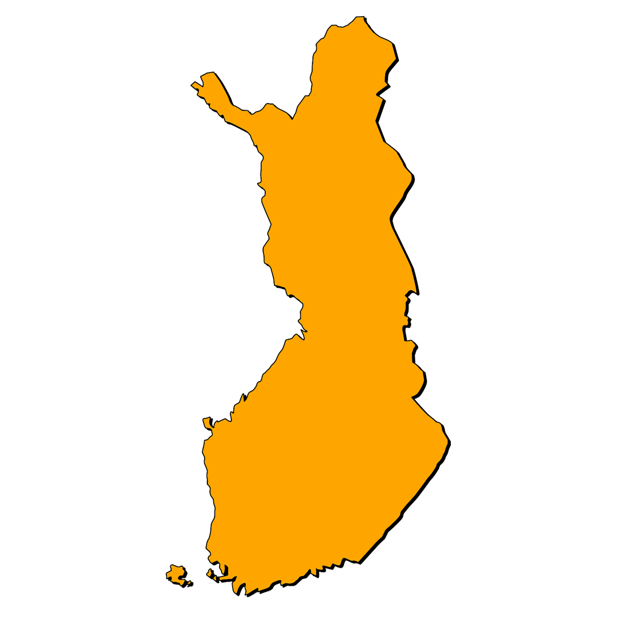 Finland Map of Finland