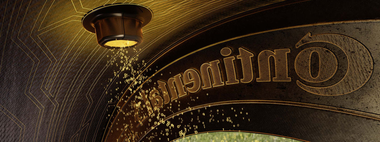 Picture of tire sensor sending data