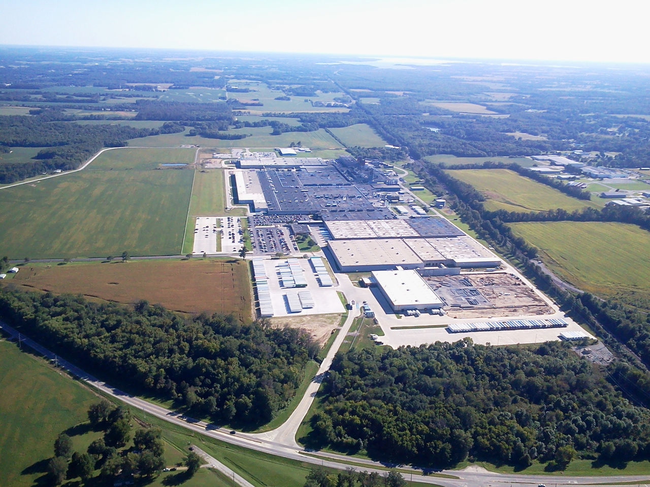 Mt. Vernon plant aerial view